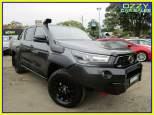 2022 Toyota Hilux GUN126R Rugged X (4x4) Graphite 6 Speed Automatic Double Cab Pick Up