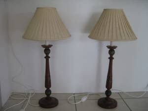 Lamps - decorative pair