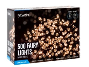 Fairy Party Lights (Lytworx 500 Warm White LED)