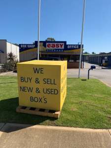 ROCKINGHAM BOX SHOP. NEW AND USED BOXES