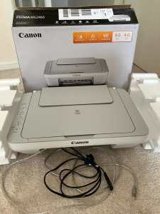 *Canon* PIXMA Inkjet Printer/Copier/Scanner.MG2460.Opened, Never Used.