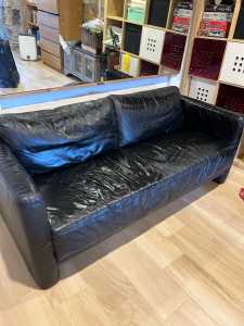 3 person leather sofa free