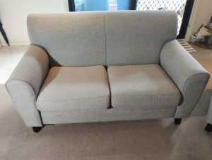 Ruby 2 seat sofa (grey) - very good condition