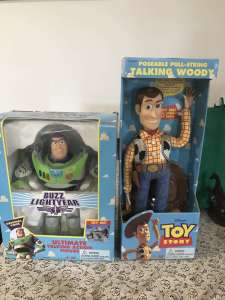 1995 first edition Toy Story Woody and Buzz