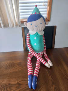 Large Christmas Elf new condition Velcro hands and feet