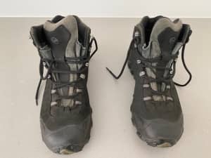 Hiking, mens waterproof boots.