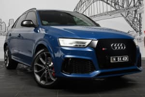 2018 Audi RS Q3 8U MY18 performance S Tronic Quattro Blue 7 Speed Sports Automatic Dual Clutch Wagon