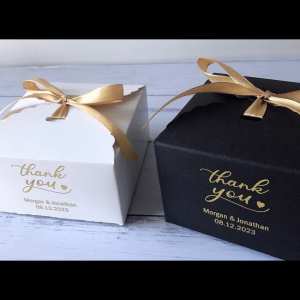 Personalised Wedding Birthday Party Gift Box Favor Box