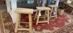 Elm Stools, Recycled Timber.