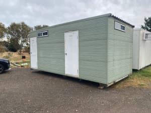 Toilet block male and female portable building bathroom 