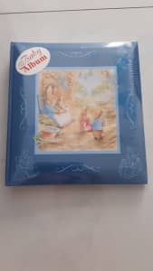 Brand new sealed baby photo album (2 available, a blue and a pink one)