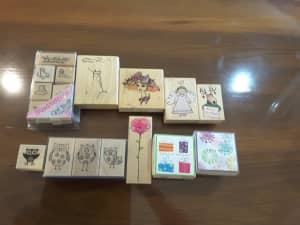 Wanted: Assorted wooden stamps both new and used