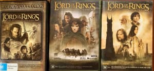 Lord of the Rings DVDs.
