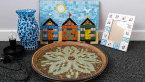 Handmade mozaic artwork in great condition