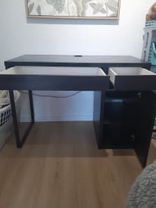 Ikea black wood desk very good condition pick up from Marsfield 