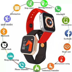 Smart Watch Touch Bluetooth Heart Rate Fitness Sport Wristwatch