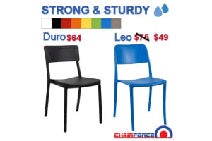DURO and LEO Chair - 8 Colours