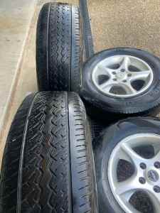 Alloy Wheels & Tyres ROH Suit Corolla Camry Ford RAV Toyota & more