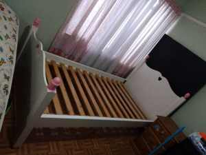 Single bed for a child or young teen . 