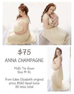 ANNA by Eden Elizabeth - Maternity Photography Gowns / Dresses