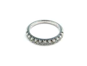 Michael Hill 18ct White Gold Ladies Diamond Ring Size J - 000300255613
