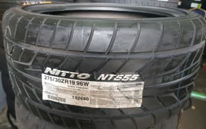 275/30R19 nitto- japan new tyre $150 ea fitted and balanced