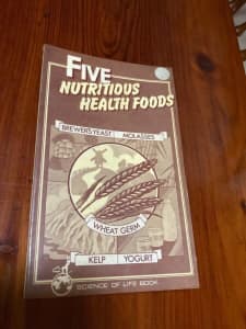Collectable:  Five Nutritious Health Foods     1971