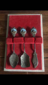 Souvenir spoons from Darwin