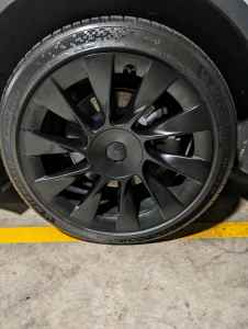 Tesla Genuine 20 inch Black wheels 