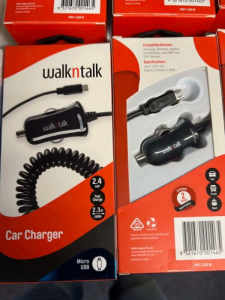 Walk n Talk car charger Micro USB