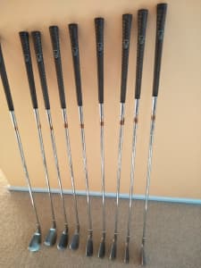 9 golf clubs Gleneagle brand from Sandwedge to 3 iron $70 only.