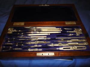 HARLING LONDON ANTIQUE MATHEMATICAL INSTRUMENT  DRAFTING DRAWING TOOL