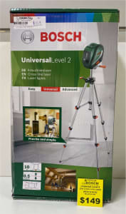 Bosch Universal Level 2 (Set Cross Line Laser) (NEW IN BOX)