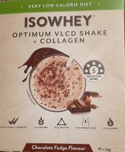 Isowhey Optimum VLCD Shake Collagen Chocolate Fudge Flavour