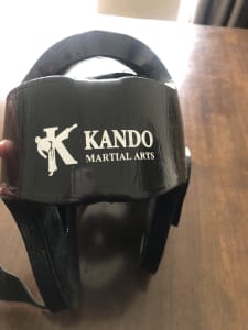 Martial Arts Kando Karate Headgear protection – black