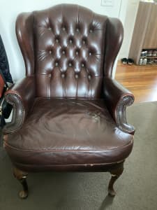 Wanted: Moran leather wingback chair