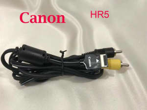 Genuine Canon OEM HR5 Cable 12pin to 2-RCA Video Audio Cable