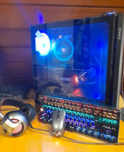 RGB Gaming computer GTX 1070ti i5-9600 6 Core With KBM Brand New Parts