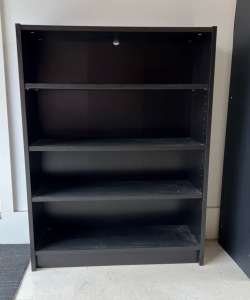 IKEA Billy Bookcase half height Black-Brown