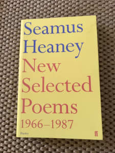 Seamus Heaney New Selected Poems 1966-87 Poetry VCE english 2023 book