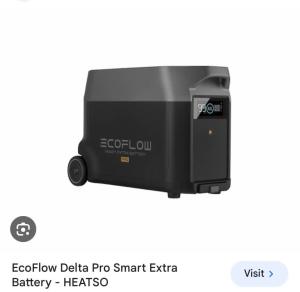 Eco flow, delta pro extra battery