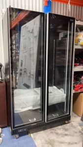 Brand New - Koeler Double Glass Door Upright Fridge KVN-1120