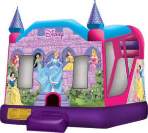 Jumping Castle with slide inside Commercial Grade Disney Theme
