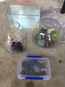 3 Small Fish Tanks