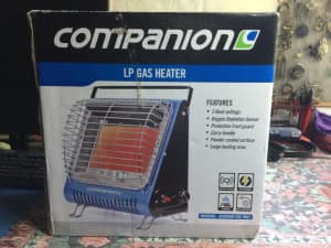 Portable camping gas heater