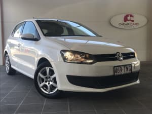 2013 Volkswagen Polo 6R MY14 77TSI DSG Comfortline White 7 Speed Sports Automatic Dual Clutch