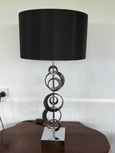Table Lamp with Black shade