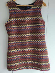 Sleeveless Dress - fully lined size 14