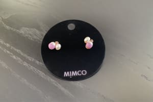 Mimco pearl stud earrings