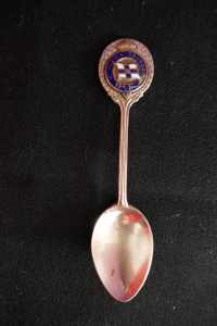 Silver teaspoon from SS Oronsay. Collectable maritime memorabilia